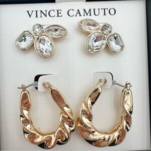 Vince Camuto Set of Two Pairs of Earrings NIB